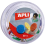 APLI CHINCHETA COLORES SURTIDOS 10mm 50-PACK 11733